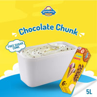 Campina 5 Liter Chocolate Chunk - Es Krim