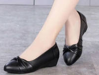 Sepatu Wanita Dewasa Terbaru .Sepatu wedges Wanita Kulit Korea Fashion Terbaru Sepatu Kantor Elegan Nyaman SW 01