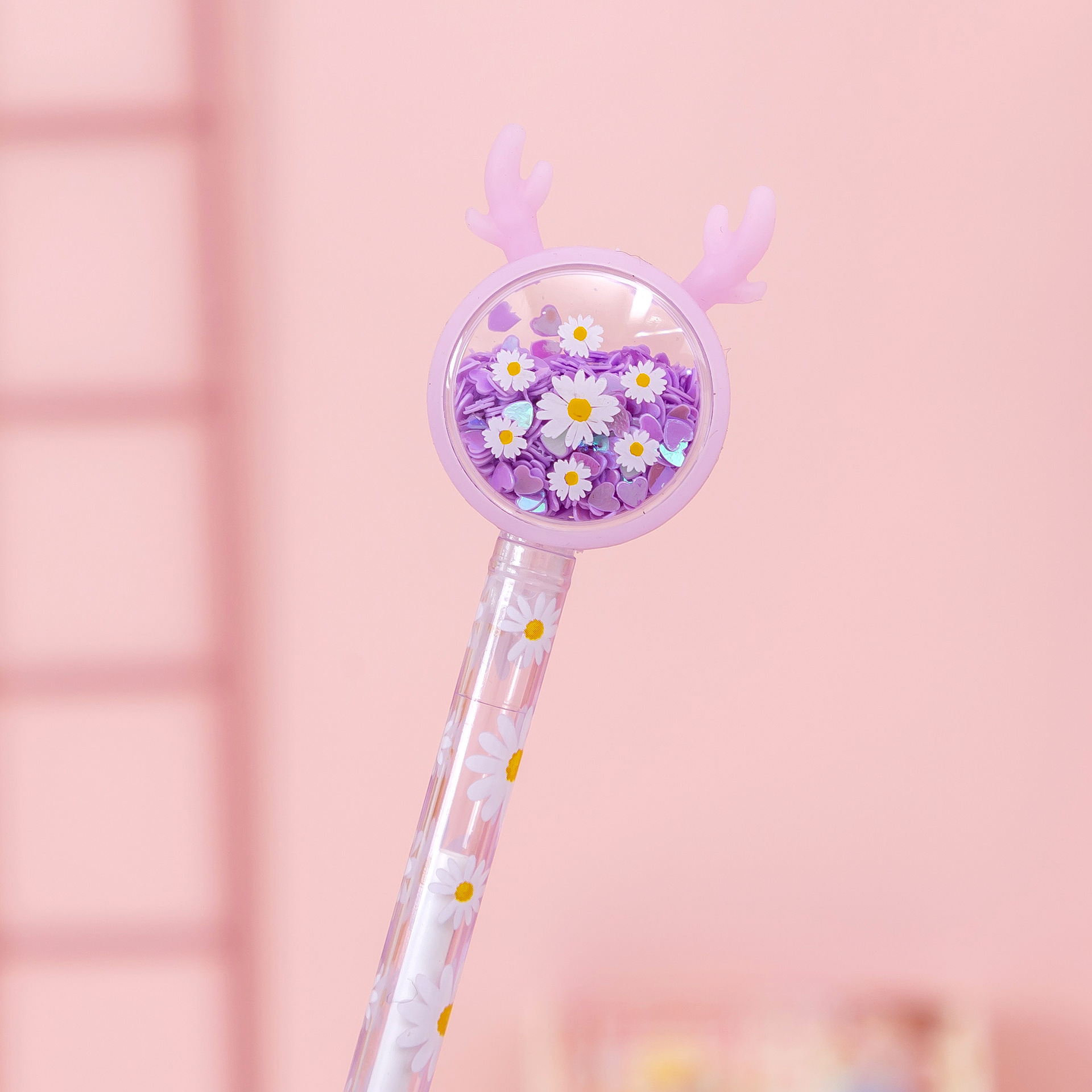 Gratis Ongkir - Pulpen Gel Motif Karakter Kelinci Bunga Lucu / Pena Gel / Stationary Sekolah
