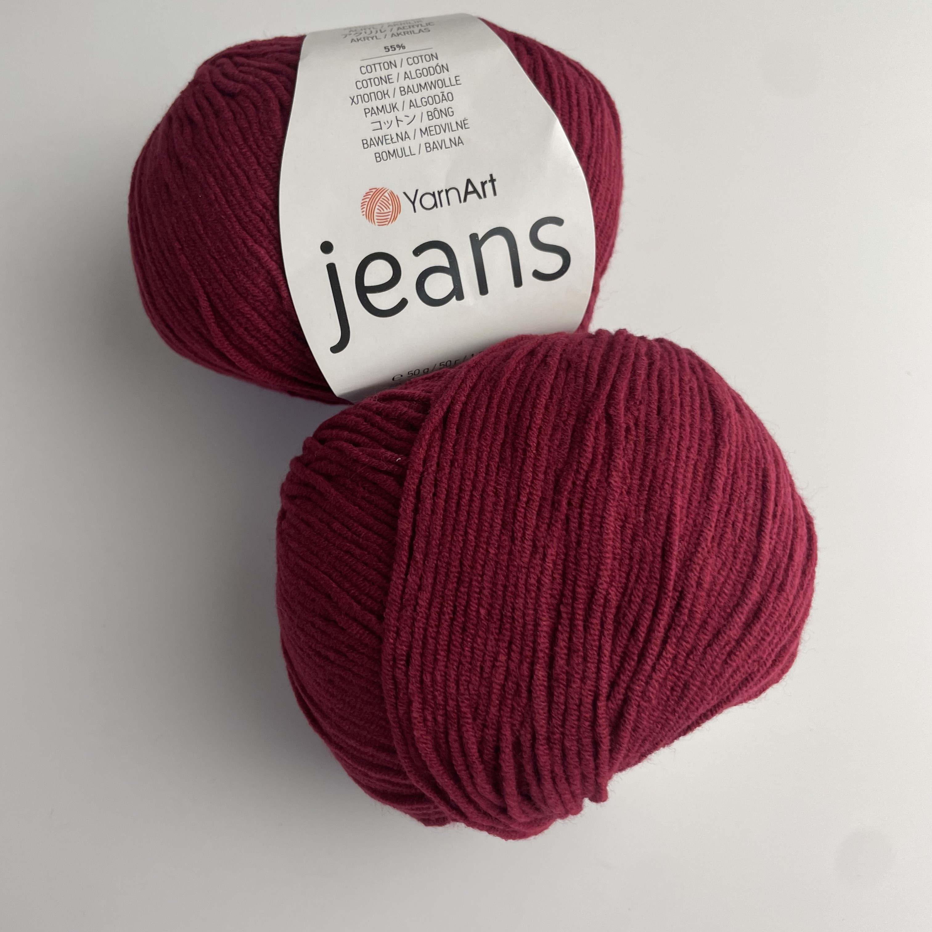 YarnArt Jeans – Benang Rajut Katun Premium untuk Boneka Tas & Baju Bayi | Crochet & Knitting