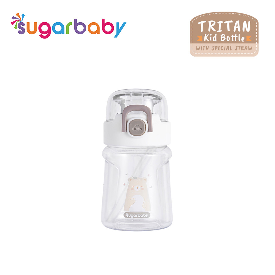 NEW Sugar Baby Tritan Kid Bottle With Special Straw 400ml -12m+