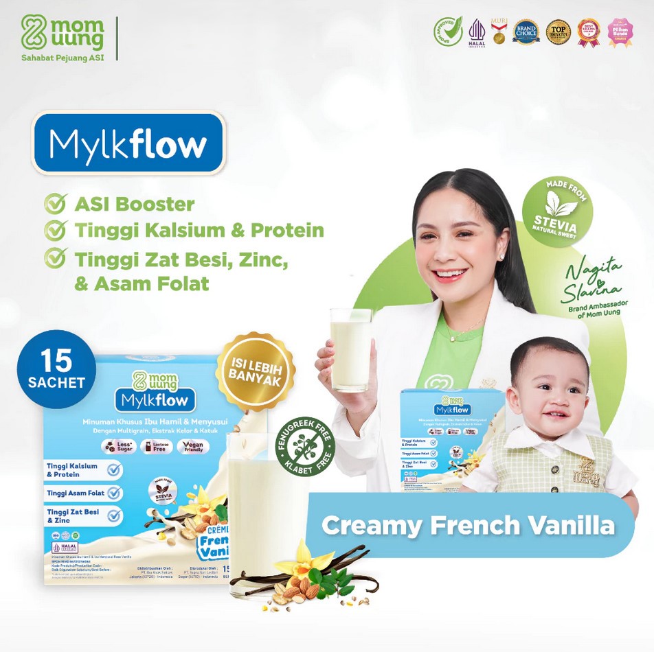 Momuung Susu Mylkflow Pelancar Asi Booster Mom Uung isi 15 sachet