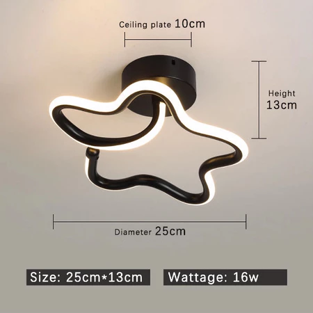 【COD】24W 3 Warna Lampu Plafon LED Ceiling Light Lampu Hias Rumah Ruang Tamu Kamar Minimalis Tempat Lampu Plafon Ceiling Lamp Lorong Plafon LED
