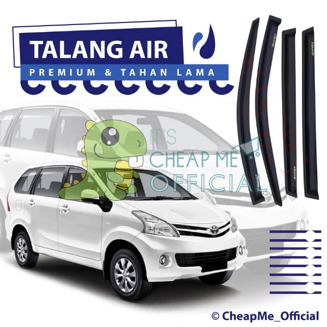 Car Side Visor Avanza Lama / Talang Air Mobil Avanza Lama Model Slim