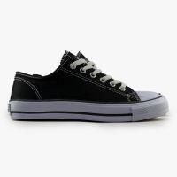 Sepatu Johnson Basic Lowcut Black White