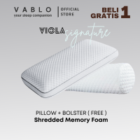 Vablo Viola Signature - Promo bantal gratis guling memory foam - buy 1 get 1 - micro memory foam - premium kniting
