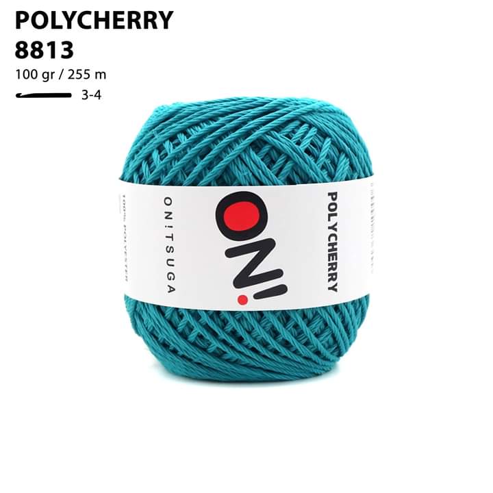 Lady Shop Benang Rajut Polyester Polycherry Onitsuga / Benang Rajut Polos yarn crochet