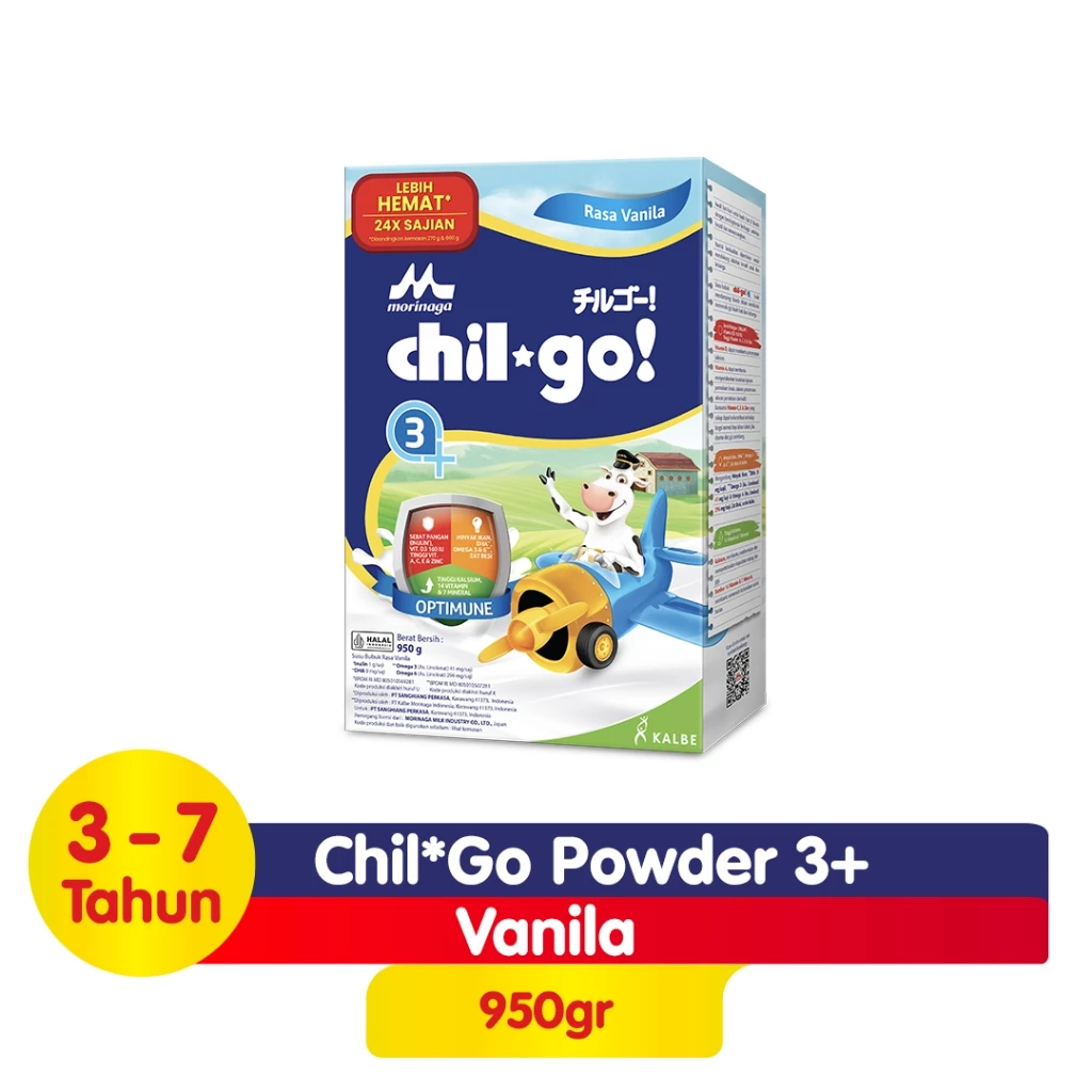 Chil Go Powder 3+ Kemasan 950 g - Susu Bubuk Anak