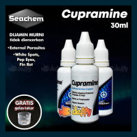 Seachem CUPRAMINE 30ml (external parasite killer) ikan hias akuarium kolam