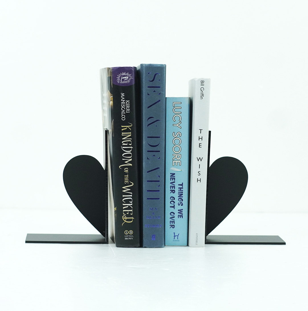 Bookend Penahan Buku / Pembatas Buku Majalah Bahan Akrlik