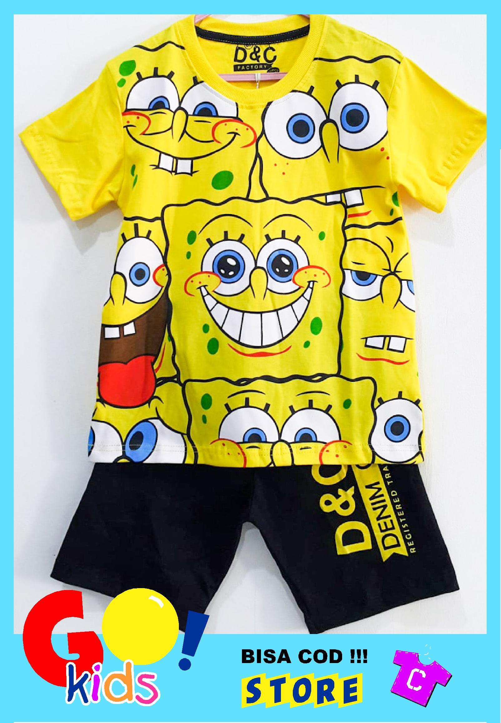 Setelan anak Spongebob fullfaces Size 1-10 Tahun / 1-6 thn 35rb / 7-10 thn 42rb setelan anak spongebob fullfaces size 1-10 tahun / 1-6 thn 35rb / 7-10 thn 42rb
