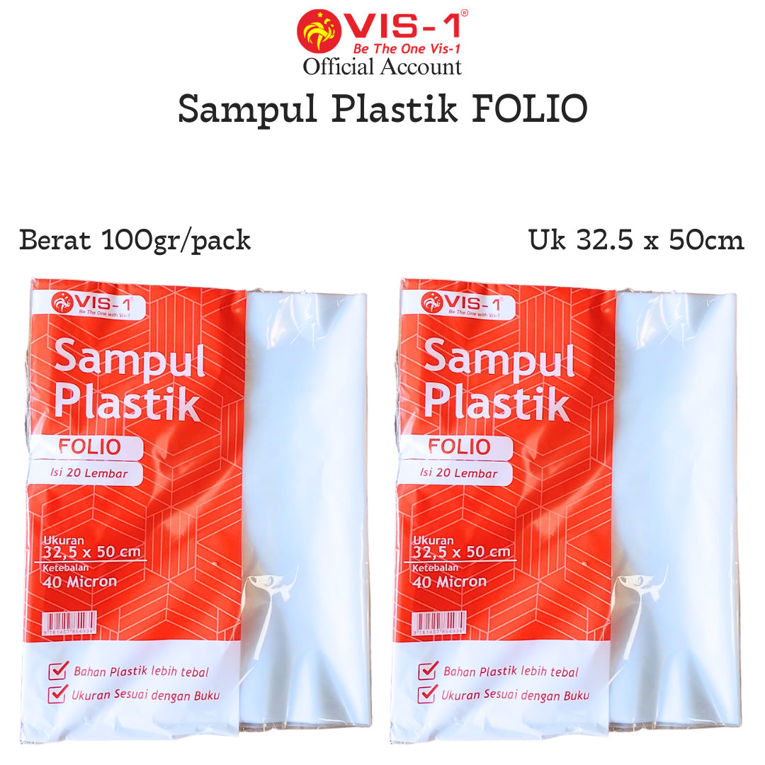 Sampul Plastik Vis-1 Folio