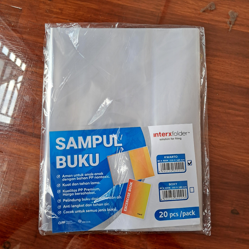 1 Pak isi 20 Pcs Sampul Buku BOXY & KWARTO