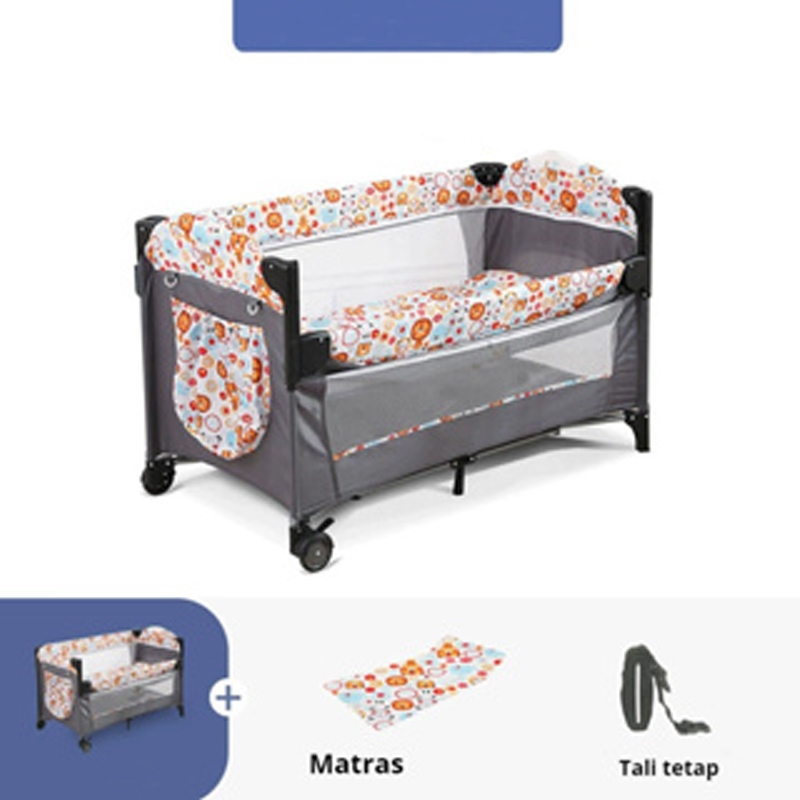 Mmflight Box Bayi Ranjang Bayi Tempat Tidur Bayi Baby Box (Lapisan Ganda Dapat Diangkat)