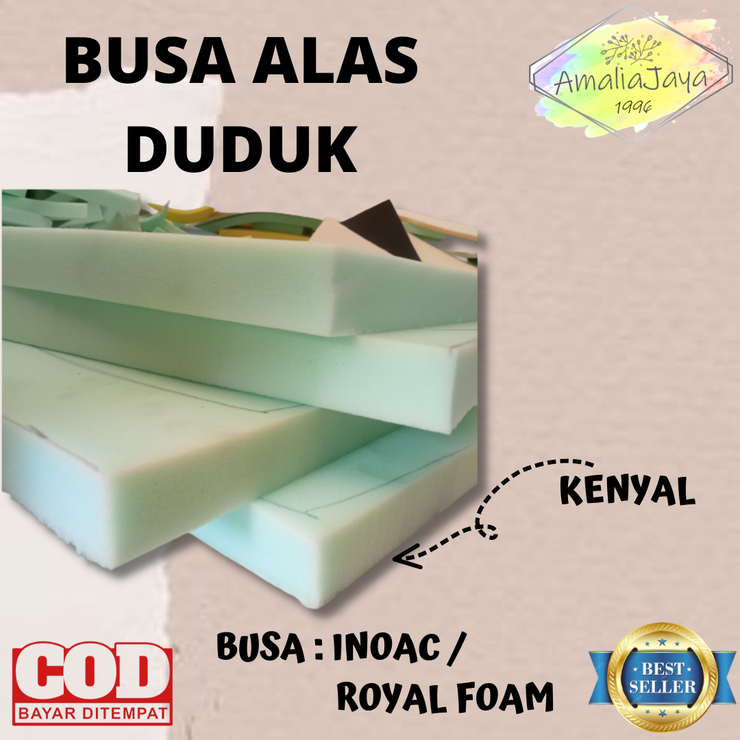 Busa Dudukan Kursi Sofa | Busa Alas Duduk | Busa Alas Lesehan | Busa Alas Meditasi
