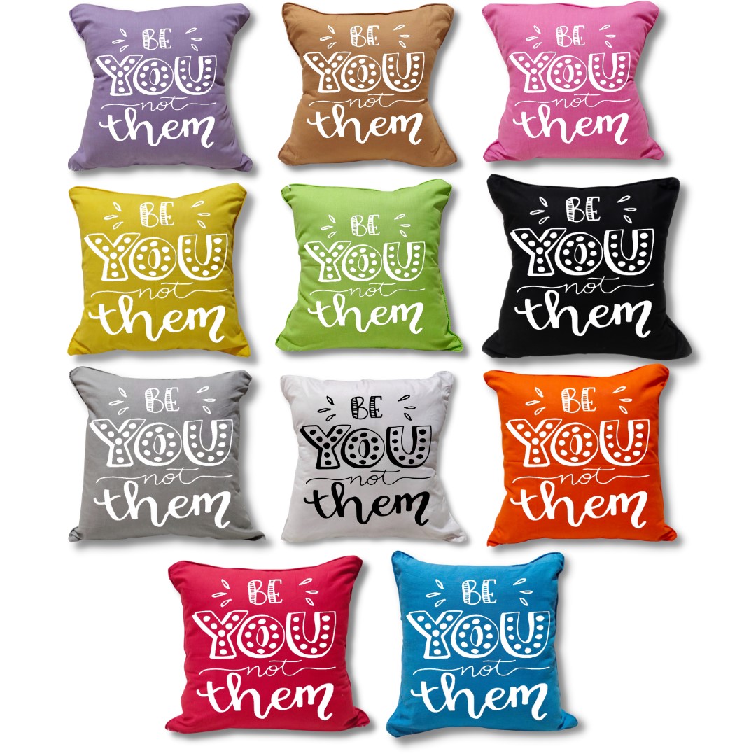 Sarung Bantal 60x60 Quotes Aneka Warna Cushion Cover Bantal Sofa Shafiyyah.Sarban