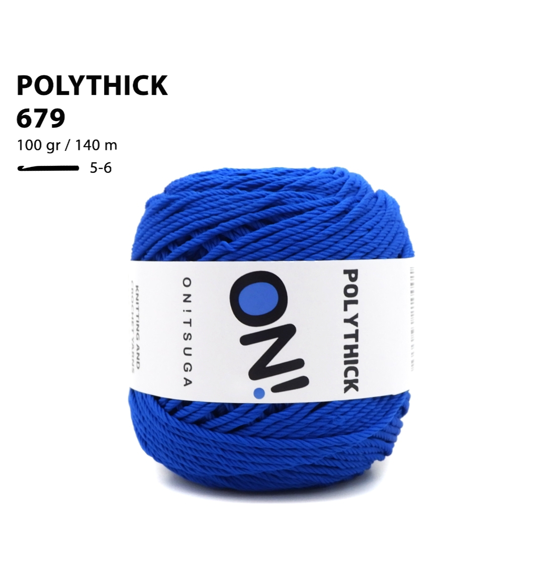 Lady shop Benang Rajut POLYTHICK Onitsuga / Benang Rajut Polyester