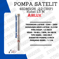 POMPA AIR SATELIT / SUBMERSIBLE 4SDM3/26 -2.2 (3HP)