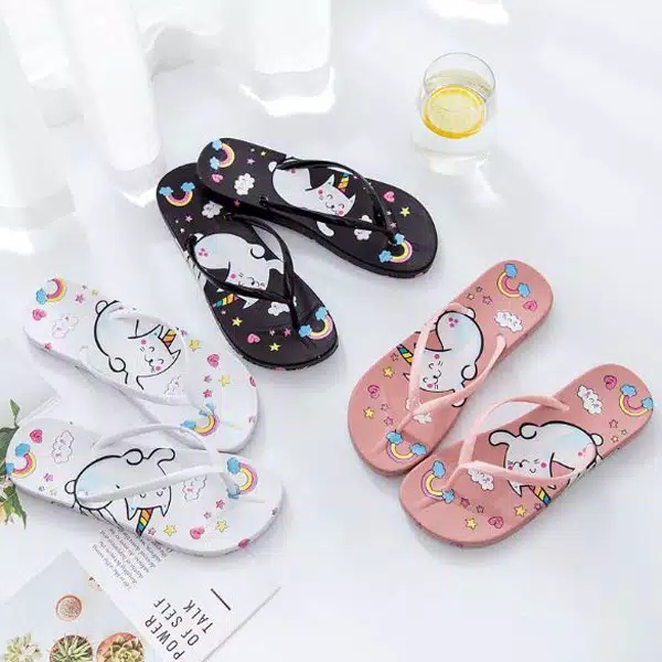 SENDAL WANITA TERLARIS CUTE CAT SIZE 36/37/38/39/40 SENDAL SANTAI - SENDAL MURAH - ORIGINAL sendal wanita terlaris cute cat size 36/37/38/39/40 sendal santai – sendal – original