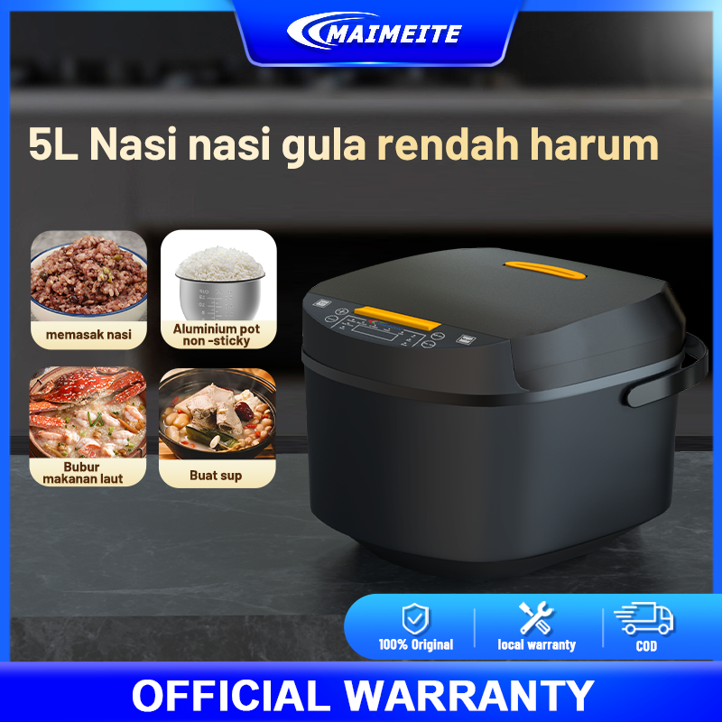 MAIMEITE  Rice Cooker magic com 2L serbaguna Digital migic com 10 Menu  mejikom multi fungsi