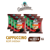 [Paket isi 6] TOP Coffee Kopi Cappucino Bag (12+6)x25gr