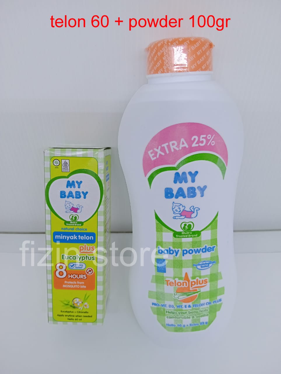 Paket Hemat Perawatan Bayi My Baby Minyak Telon & Powder 100mL