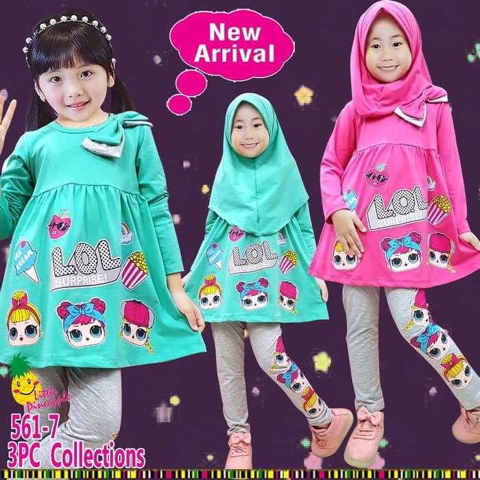 Review Dress Cardi Tunik Anak Karakter Kartun 3th 4th Baju 