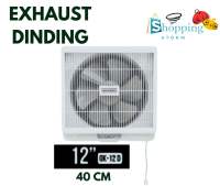 Exhaust Fan Dinding Blower Angin 10 Inch dan 12 Inch Hexos Penyedot Udara Hexos Dinding Kipas Angin Hisap Sedot Udara Asap