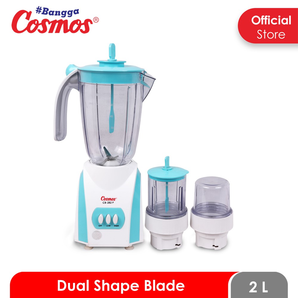 Cosmos Blender Plastik 3 in 1 - CB282P - GRATIS ONGKIR Jabodetabek