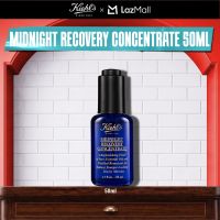 Kiehls Midnight Recovery Concentrate 50ml - dengan Squalane Evening Primrose Oil  dan Lavender essential oil - Face oil Serum untuk memulihkan kembali kulit setelah seharian beraktifitas