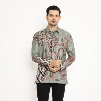 MAGINOT BATIK FURING EXCLUSIVE YOGA Batik FURING EXCLUSIVE Pria Slim Fit Lengan Panjang