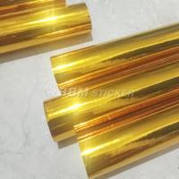 scotlite gold chrome glossy mengkilap skotlet motor stiker emas crome