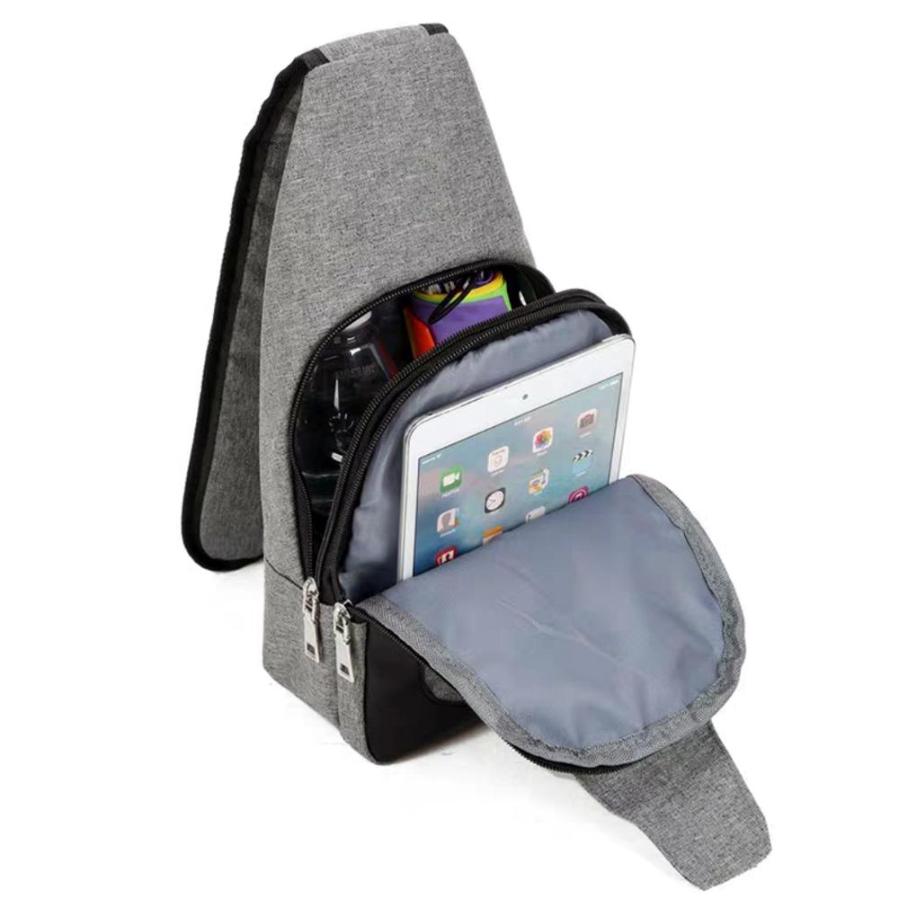 Free Shipping - Tas Pria Tas Slingbag Pria JB2022 Tas Selempang Pria Tas Slingbag Tas Bahu Tas Ransel Tali Satu Tas Gadget Tas HP Tas Smartphone Tas Gaul Tas Dompet Tas Hangout Tas Outdoor Material Serat Kanvas - Grey Januari 2019 - 3 Free Shipping - Tas Pria Tas Slingbag Pria JB2022 Tas Selempang Pria Tas Slingbag Tas Bahu Tas Ransel Tali Satu Tas Gadget Tas HP Tas Smartphone Tas Gaul Tas Dompet Tas Hangout Tas Outdoor Material Serat Kanvas - Grey - 3