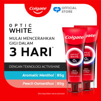 Colgate Pasta Gigi Optic White O2 Aromatic Menthol 85gr Single Twinpack All Pack Mixed Pack