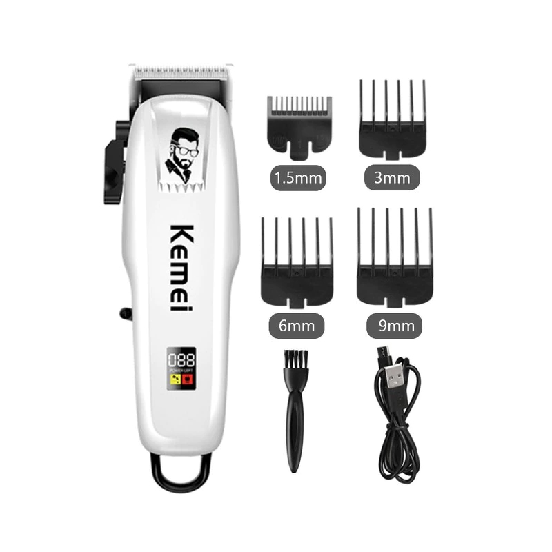 Hair Clipper Kemei KM-PG809A / KM 809A / KM PG809A Alat Mesin Cukur Rambut / Alat Potong Rambut +...