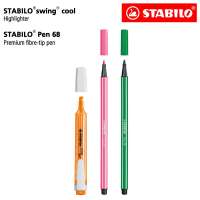 STABILO Set 3 - Swing Cool Pen 68 / Pen and Highlighter / Paket Hemat Ori Asli