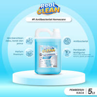 Real Clean Cairan Pembersih Kaca 5 Liter Glass and Window Cleaner