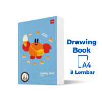Buku Gambar Drawing Book Isi 10 Pcs Vertikal A4/A5 120gsm 8/10 Lembar - Deli EN75X 1 Pak Isi 10 Pcs