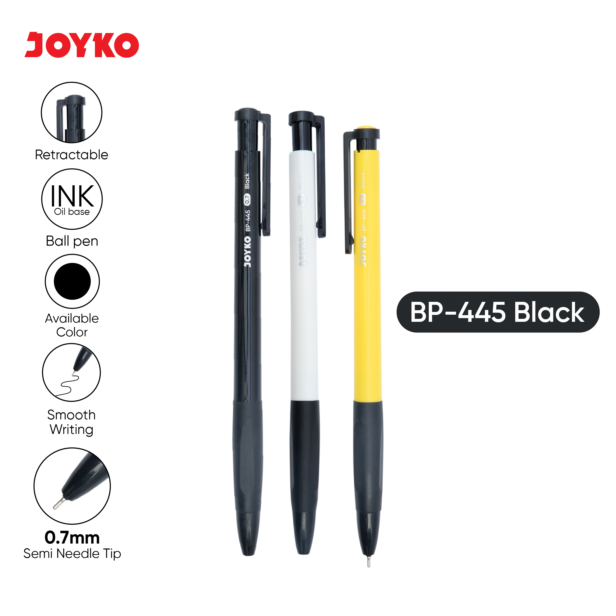 JOYKO Ball Pen Pulpen Pena BP-445 0.7 mm