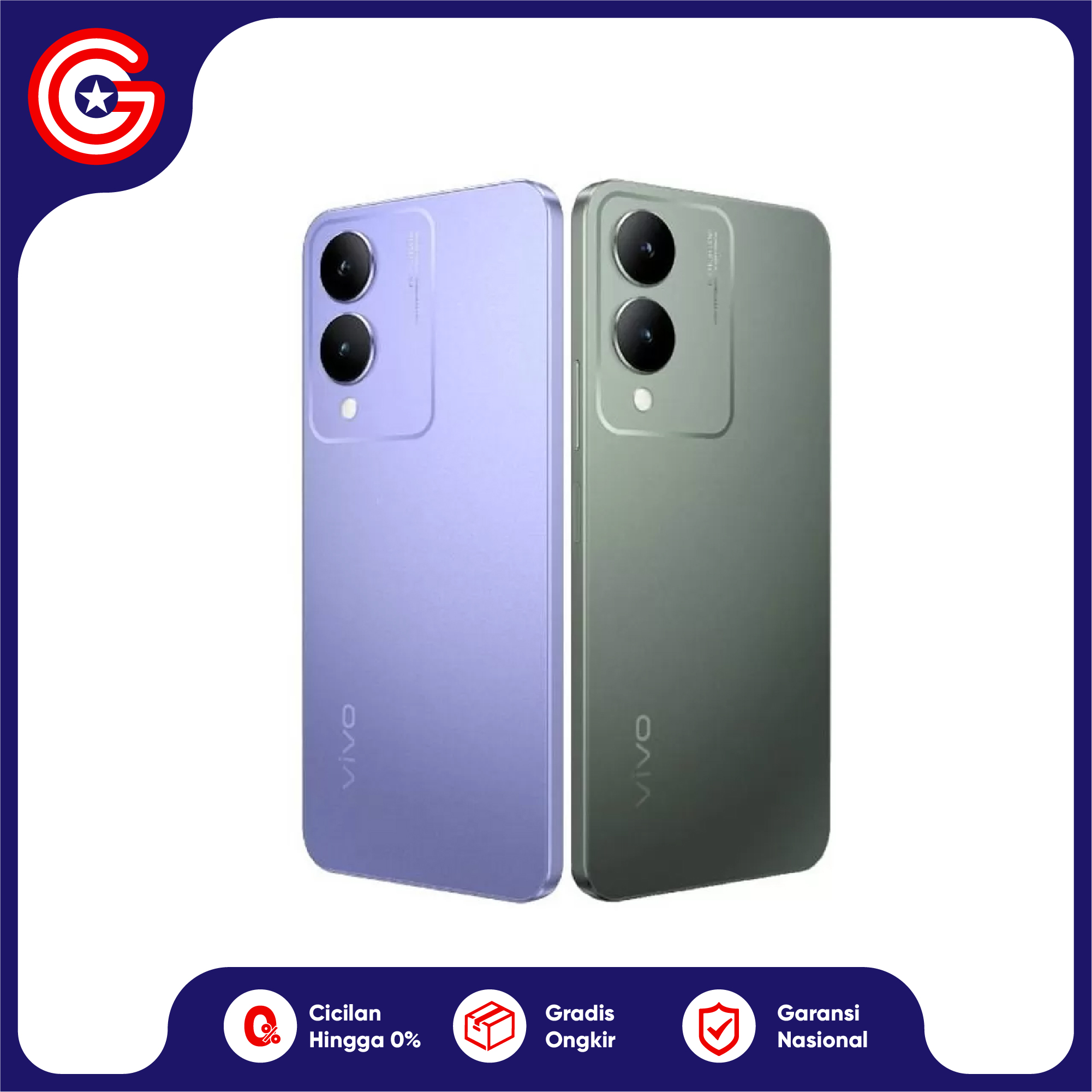 Vivo Y17S 4GB/64GB  6/128GB Garansi Resmi 1 Tahun