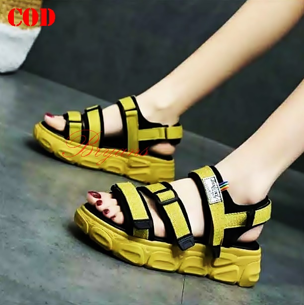BRIANS SHOES PROMO FLASH SALE TIPANI SEPATU SENDAL GUNUNG WEDGES KOREA TERLARIS DN06 brians shoes promo flash sale tipani sepatu sendal gunung wedges korea terlaris dn06