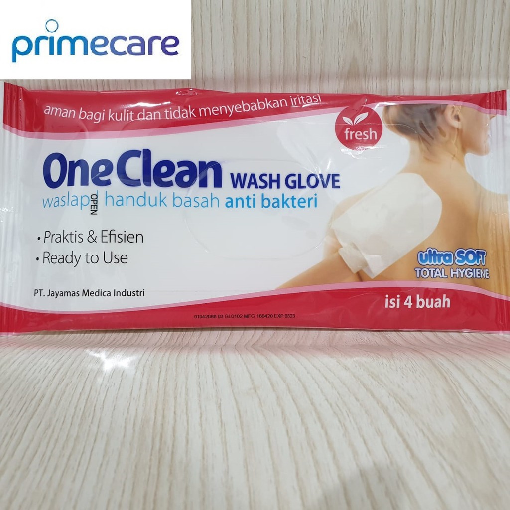 Wash Glove / Washlap Waslap Antiseptik / Tissue Mandi / Tissue Antiseptik / Handuk Mandi OneClean