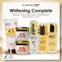 YU CHUN MEI Cordyceps Whitening COMPLETE KIT - Paket Lengkap Cream Herbal Pencerah Wajah Perawatan Flek Hitam Menahun Glowing Set Kulit Kusam Melasma Kerutan Garis Halus Penuaan Dini Nutrisi Sehat Terawat 6in1 Original