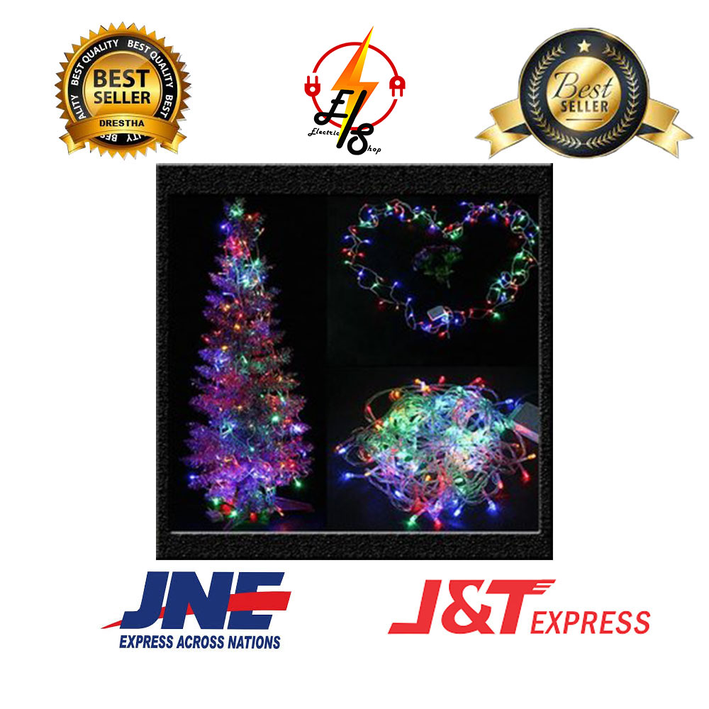 Lampu Tumblr LED 10 Meter Packing Box Lampu Natal LED Dekorasi Lampu Hias Hemat Energi Murah