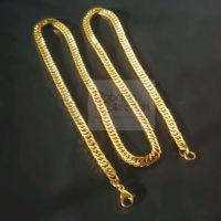 Robagin KB41 kalung Titanium 40 gram anti karat kepang gold pria wanita korea bts keren murah punk hip hop