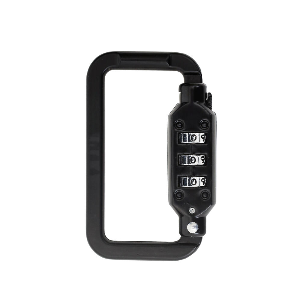 910009762 RACTANGLE COMBINATION PADLOCK - BLK