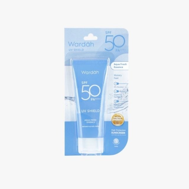 WARDAH UV Shield Aqua Fresh Essence 30ml SPF 50 PA++++ BPOM / Sun Protection Sunscreen by COSME ...