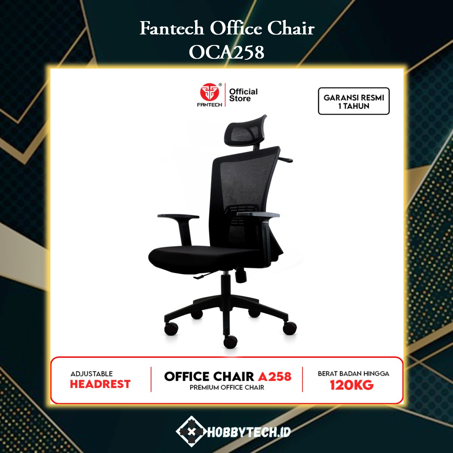 Fantech Kursi Kerja Kantor OCA258 Premium Office Chair