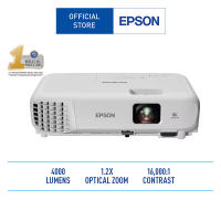 Epson projector EB W53 WXGA 2x HDMI ports 4000 lumens up to 375 inches large display