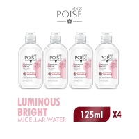 [Paket Isi 4] POISE Micellar Water Luminous Beauty Tube 125ml